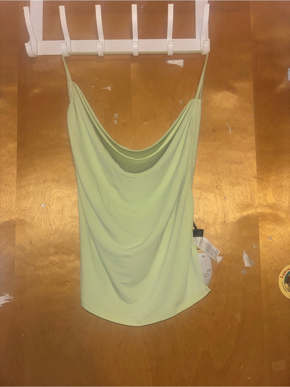 Forever 21 Light Green Cowl Neck Spaghetti Strap Camisole